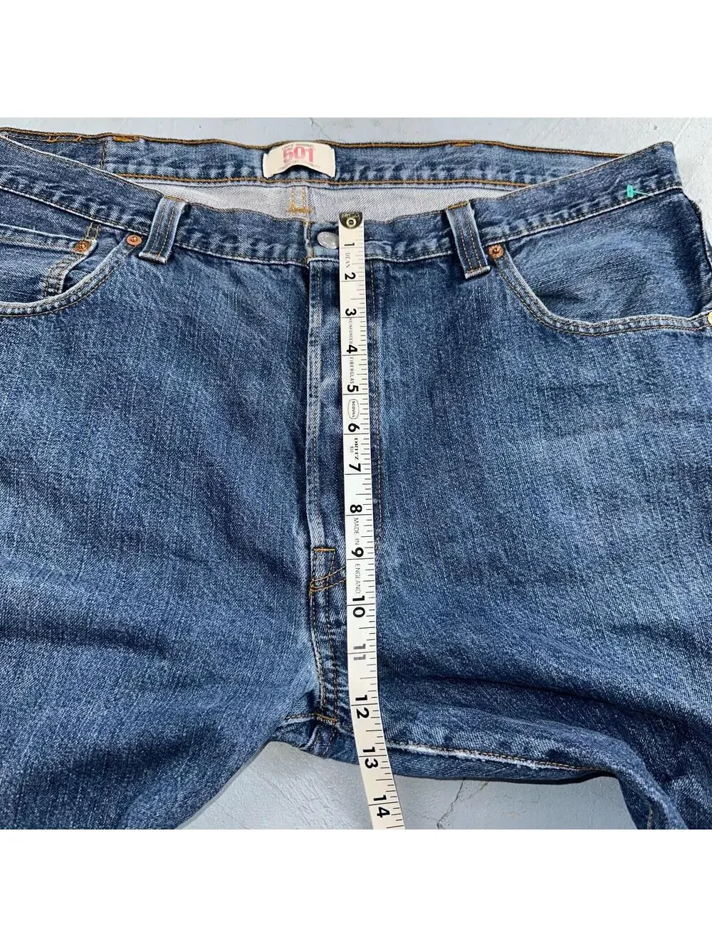 Levis 501 Vintage Y2K XX Straight Leg Jeans Blue Med Wash 40x32 Act 40x31